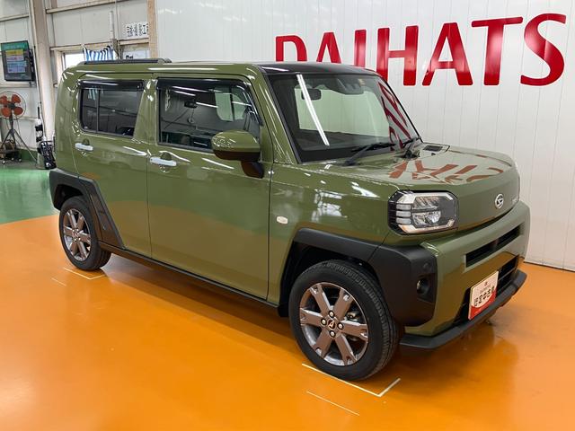 タフトGターボサポカーSワイド適合 スカイフィールトップ 電動パーキングブレーキ 全車速追従機能付ACC ステアリングスイッチ シートヒーター USB接続端子 Pスタート コーナーセンサー(神奈川県)の中古車