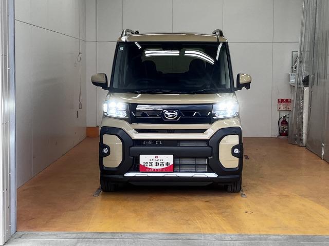 タントファンクロスターボリミテッドサポカーＳワイド適合　ミラクルオープンドア　両側オートスライドドア　パノラマモニター対応　全車速追従機能付ＡＣＣ　電動パーキングブレーキ　ステアリングスイッチ　シートヒーター　コーナーセンサー（神奈川県）の中古車