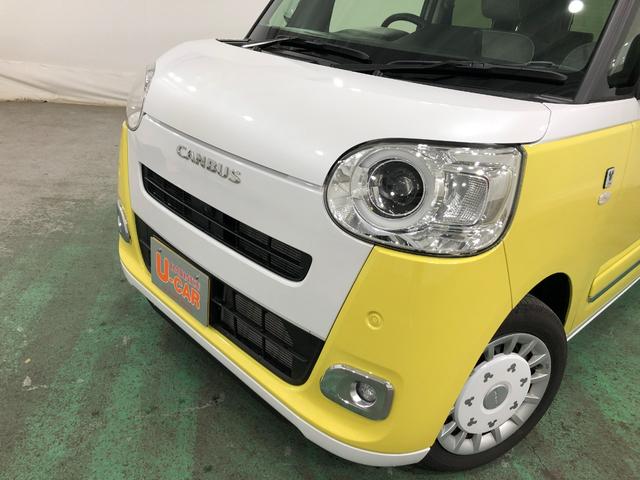 ムーヴキャンバスストライプスＧ　走行２８８３キロ／夢国ストライプ／マット１年保証距離無制限　走行距離２８８３キロ　ディスプレイオーディオ　パノラマモニター　純正マット　サイドエアバッグ　ＬＥＤヘッドランプ　アイドリングストップ　シートヒーター　両側電動スライドドア（埼玉県）の中古車