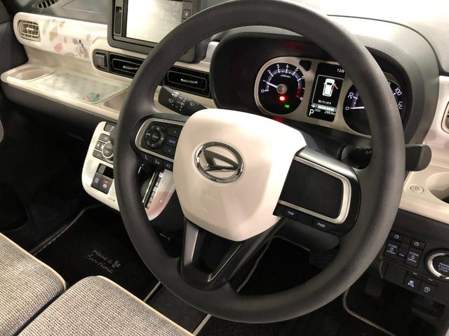 ムーヴキャンバスストライプスＧ　走行２８８３キロ／夢国ストライプ／マット１年保証距離無制限　走行距離２８８３キロ　ディスプレイオーディオ　パノラマモニター　純正マット　サイドエアバッグ　ＬＥＤヘッドランプ　アイドリングストップ　シートヒーター　両側電動スライドドア（埼玉県）の中古車