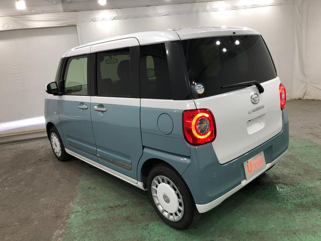 ムーヴキャンバスストライプスＧ　走行７７７９キロ／シートヒーター／マット１年保証距離無制限　走行距離７７７９キロ　純正マット　サイドエアバッグ　ＬＥＤヘッドランプ　アイドリングストップ　シートヒーター　両側電動スライドドア　プッシュボタンスタート　オート格納式ドアミラー（埼玉県）の中古車