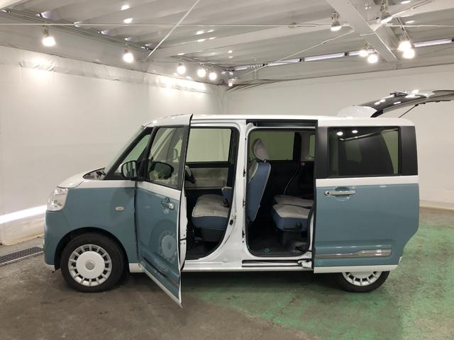 ムーヴキャンバスストライプスＧ　走行７７７９キロ／シートヒーター／マット１年保証距離無制限　走行距離７７７９キロ　純正マット　サイドエアバッグ　ＬＥＤヘッドランプ　アイドリングストップ　シートヒーター　両側電動スライドドア　プッシュボタンスタート　オート格納式ドアミラー（埼玉県）の中古車