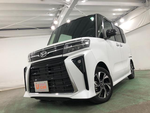 タントカスタムＸ　走行３４７３キロ／ディスプレイオーディオ一年保証・走行距離無制限走行３４７３キロ　サイドエアバック　クリアランスソナー　オートマチックハイビーム　オートライト　ＬＥＤヘッドライト　ベンチシート　シートヒーター　両側電動スライドドア（埼玉県）の中古車