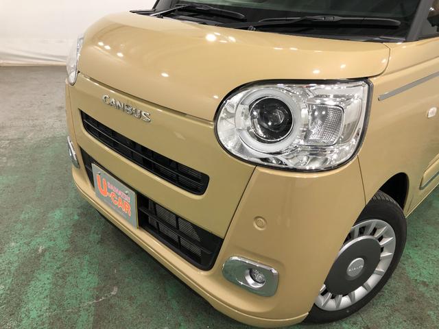 ムーヴキャンバスセオリーGターボ 走行3600キロナビ/全周囲カメラ一年保証・走行距離無制限走行3600キロ フルセグナビ ブルートゥース 全周囲カメラ クリアランスソナー オートライト LEDヘッドライト シートヒーター 両側電動スライドドア(埼玉県)の中古車