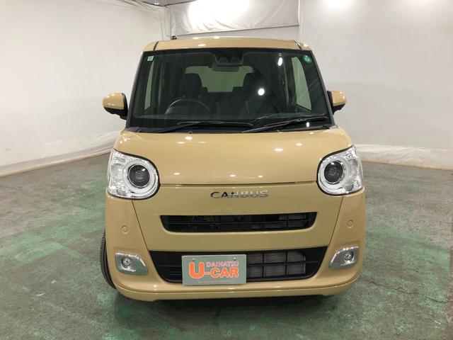 ムーヴキャンバスセオリーGターボ 走行3600キロナビ/全周囲カメラ一年保証・走行距離無制限走行3600キロ フルセグナビ ブルートゥース 全周囲カメラ クリアランスソナー オートライト LEDヘッドライト シートヒーター 両側電動スライドドア(埼玉県)の中古車