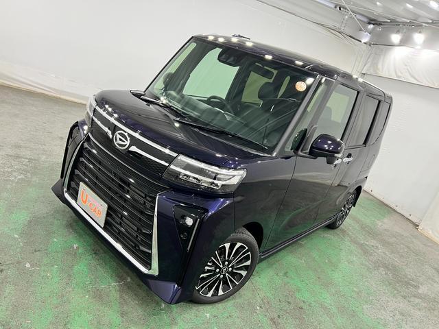 タントカスタムRS 走行1402キロ/ターボ 後期型ETC 一年保証・走行距離無制限 走行1402キロ クルーズコントロール サイドエアバック クリアランスソナー オートライト LEDヘッドライト ベンチシート シートヒーター 両側電動スライドドア(埼玉県)の中古車