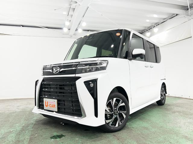 タントカスタムX 走行1806キロ/クリアランスソナー1年保証・走行距離無制限 サイドエアバック クリアランスソナー オートマチックハイビーム オートライト LEDヘッドライト ベンチシート シートヒーター 両側電動スライドドア(埼玉県)の中古車