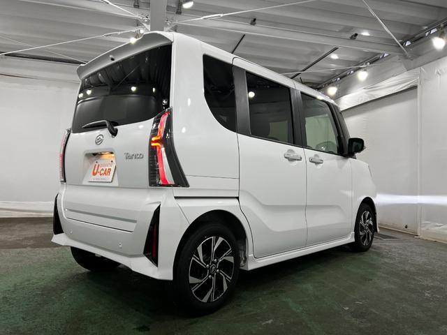 タントカスタムX 走行1806キロ/クリアランスソナー1年保証・走行距離無制限 サイドエアバック クリアランスソナー オートマチックハイビーム オートライト LEDヘッドライト ベンチシート シートヒーター 両側電動スライドドア(埼玉県)の中古車