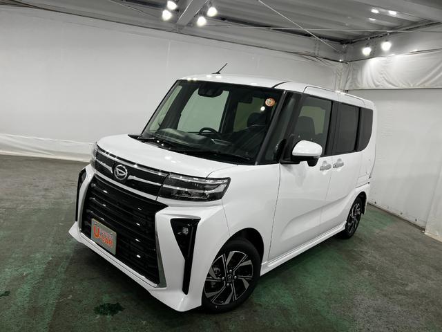 タントカスタムX 走行1806キロ/クリアランスソナー1年保証・走行距離無制限 サイドエアバック クリアランスソナー オートマチックハイビーム オートライト LEDヘッドライト ベンチシート シートヒーター 両側電動スライドドア(埼玉県)の中古車