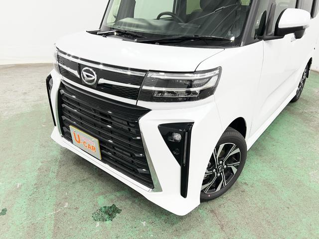 タントカスタムX 走行1806キロ/クリアランスソナー1年保証・走行距離無制限 サイドエアバック クリアランスソナー オートマチックハイビーム オートライト LEDヘッドライト ベンチシート シートヒーター 両側電動スライドドア(埼玉県)の中古車