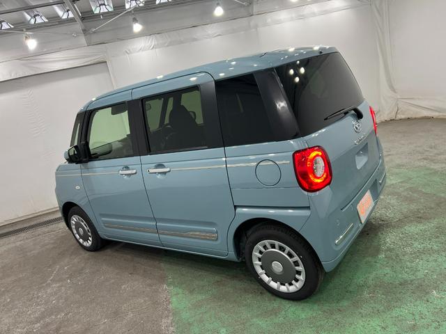 ムーヴキャンバスセオリーＧターボ　走行１５８２キロ／パノラマモニター／マット１年保証距離無制限　走行距離１５８２キロ　ディスプレイオーディオ　パノラマモニター　サイドエアバッグ　ＬＥＤヘッドランプ　シートヒーター　両側電動スライドドア　オート格納式ドアミラー　キーフリー（埼玉県）の中古車