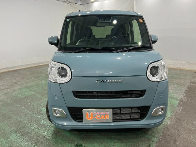 ムーヴキャンバスセオリーＧターボ　走行１５８２キロ／パノラマモニター／マット１年保証距離無制限　走行距離１５８２キロ　ディスプレイオーディオ　パノラマモニター　サイドエアバッグ　ＬＥＤヘッドランプ　シートヒーター　両側電動スライドドア　オート格納式ドアミラー　キーフリー（埼玉県）の中古車