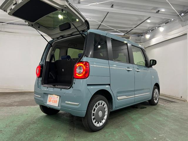 ムーヴキャンバスセオリーＧターボ　走行１５８２キロ／パノラマモニター／マット１年保証距離無制限　走行距離１５８２キロ　ディスプレイオーディオ　パノラマモニター　サイドエアバッグ　ＬＥＤヘッドランプ　シートヒーター　両側電動スライドドア　オート格納式ドアミラー　キーフリー（埼玉県）の中古車