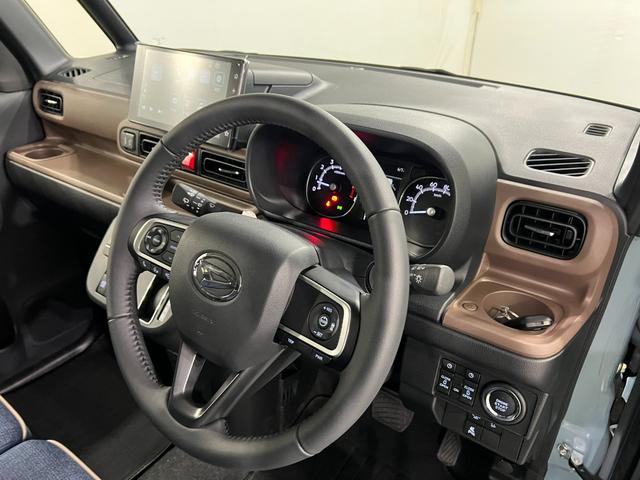 ムーヴキャンバスセオリーＧターボ　走行１５８２キロ／パノラマモニター／マット１年保証距離無制限　走行距離１５８２キロ　ディスプレイオーディオ　パノラマモニター　サイドエアバッグ　ＬＥＤヘッドランプ　シートヒーター　両側電動スライドドア　オート格納式ドアミラー　キーフリー（埼玉県）の中古車