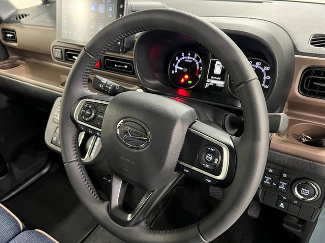 ムーヴキャンバスセオリーＧターボ　走行１５８２キロ／パノラマモニター／マット１年保証距離無制限　走行距離１５８２キロ　ディスプレイオーディオ　パノラマモニター　サイドエアバッグ　ＬＥＤヘッドランプ　シートヒーター　両側電動スライドドア　オート格納式ドアミラー　キーフリー（埼玉県）の中古車
