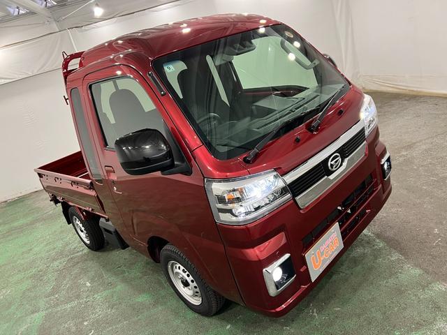 ハイゼットトラックジャンボエクストラ 走行2998キロ/LEDヘッドライト2WD CVT 一年保証・走行距離無制限 スマートキー プッシュスタートエンジン 走行2998キロ オートマチックハイビーム オートライト LEDヘッドライト アイドリングストップ(埼玉県)の中古車