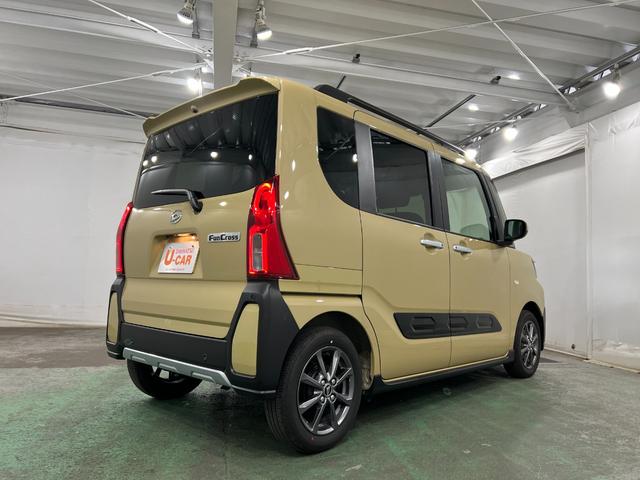 タントファンクロス 走行2802キロ/両側電動スライドドア一年保証・走行距離無制限 走行2802キロ サイドエアバック クリアランスソナー オートマチックハイビーム オートライト LEDヘッドライト ベンチシート シートヒーター 両側電動スライドドア(埼玉県)の中古車