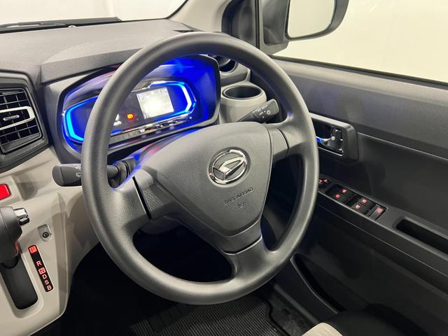 ミライースＸ　ＳＡIII　走行２９９キロ／ＬＥＤヘッドライト一年保証・走行距離無制限　走行２９９キロ　助手席エアバック　オートライト　オートマチックハイビーム　クリアランスソナー　アイドリングストップ（埼玉県）の中古車