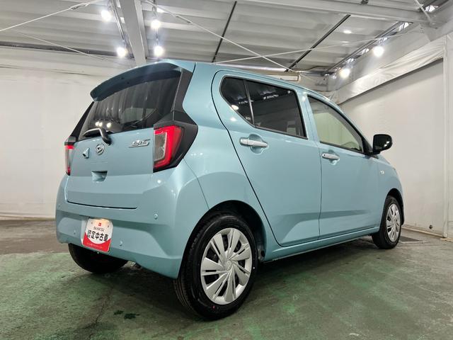 ミライースＸ　ＳＡIII　走行２９９キロ／ＬＥＤヘッドライト一年保証・走行距離無制限　走行２９９キロ　助手席エアバック　オートライト　オートマチックハイビーム　クリアランスソナー　アイドリングストップ（埼玉県）の中古車