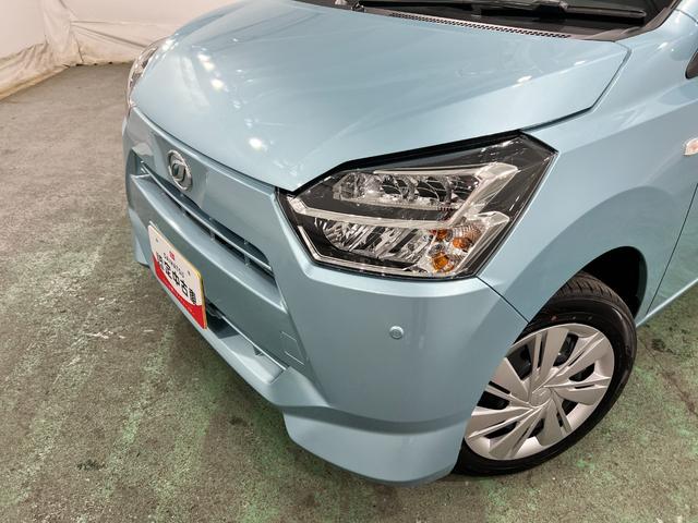 ミライースＸ　ＳＡIII　走行２９９キロ／ＬＥＤヘッドライト一年保証・走行距離無制限　走行２９９キロ　助手席エアバック　オートライト　オートマチックハイビーム　クリアランスソナー　アイドリングストップ（埼玉県）の中古車