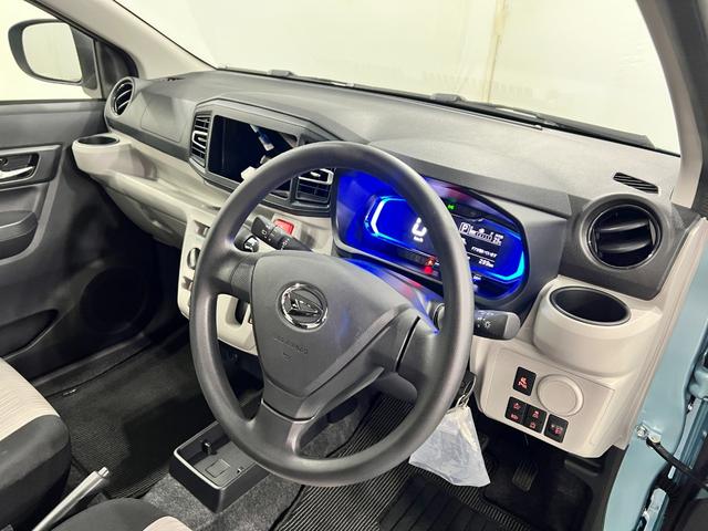 ミライースＸ　ＳＡIII　走行２９９キロ／ＬＥＤヘッドライト一年保証・走行距離無制限　走行２９９キロ　助手席エアバック　オートライト　オートマチックハイビーム　クリアランスソナー　アイドリングストップ（埼玉県）の中古車