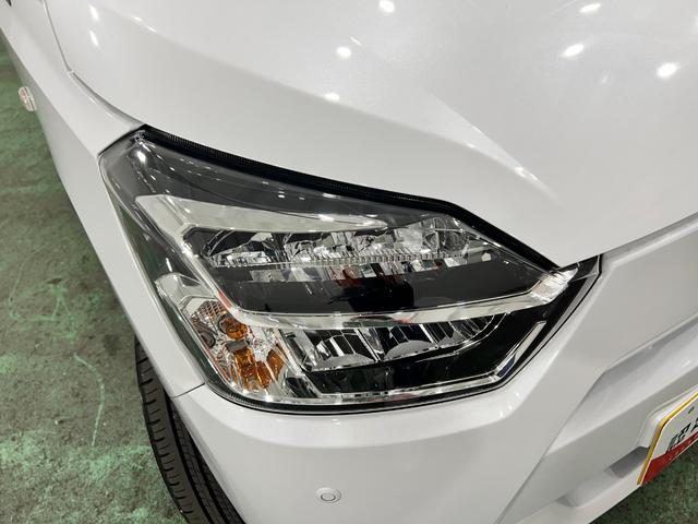 ミライースＸ　ＳＡIII　走行１２２０キロ／ＬＥＤヘッドライト一年保証・走行距離無制限　走行１２２０キロ　助手席エアバック　オートライト　オートマチックハイビーム　クリアランスソナー　アイドリングストップ（埼玉県）の中古車