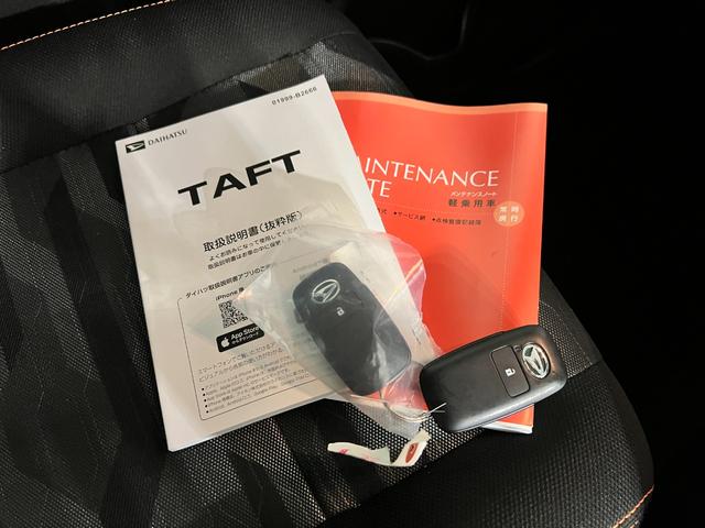 タフトＧ　走行２５５１キロＬＥＤヘッドランプ／シートヒーター元当社社用車　１年保証距離無制限　走行距離２５５１キロ　汎用フロアマット　サイドエアバッグ　ＬＥＤヘッドランプ　アイドリングストップ　シートヒーター　オート格納式ドアミラー　電動パーキングブレーキ（埼玉県）の中古車