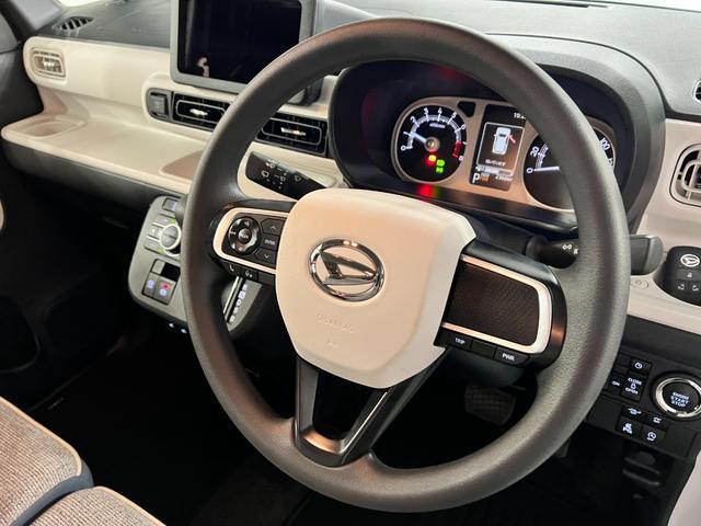 ムーヴキャンバスストライプスG 走行2366キロ/LEDヘッドランプ/マット禁煙車 ワンオーナー 1年保証距離無制限 新車保障継承 走行距離2366キロ 純正マット サイドエアバッグ LEDヘッドランプ アイドリングストップ シートヒーター 両側電動スライドドア(埼玉県)の中古車