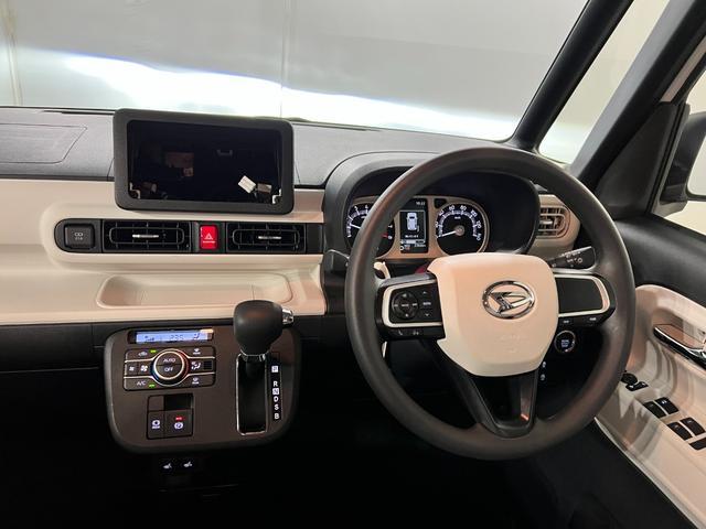 ムーヴキャンバスストライプスG 走行2366キロ/LEDヘッドランプ/マット禁煙車 ワンオーナー 1年保証距離無制限 新車保障継承 走行距離2366キロ 純正マット サイドエアバッグ LEDヘッドランプ アイドリングストップ シートヒーター 両側電動スライドドア(埼玉県)の中古車