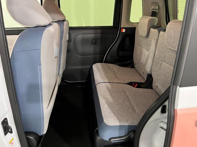 ムーヴキャンバスストライプスG 走行2366キロ/LEDヘッドランプ/マット禁煙車 ワンオーナー 1年保証距離無制限 新車保障継承 走行距離2366キロ 純正マット サイドエアバッグ LEDヘッドランプ アイドリングストップ シートヒーター 両側電動スライドドア(埼玉県)の中古車