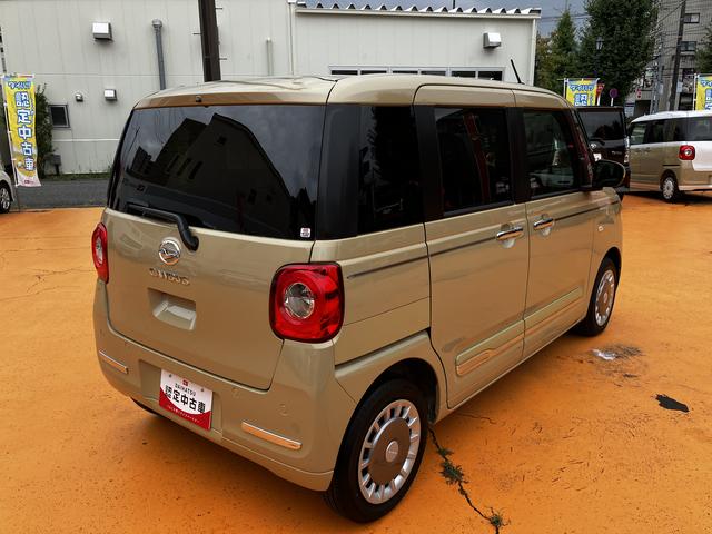 ムーヴキャンバスセオリーＧ　　パノラマモニター対応　シートヒーター保証　新車保証・まごころ保証　１年間・走行距離無制限付き（東京都）の中古車