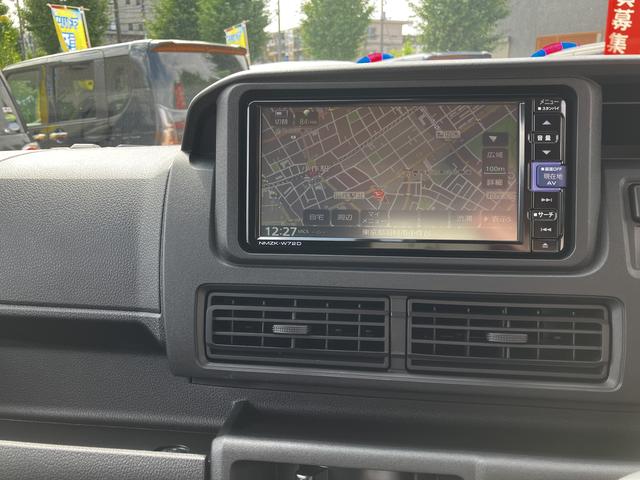 ハイゼットカーゴＤＸ　純正７インチナビ　ナビ連動前後ドラレコ　ＥＴＣレンタカーアップ　保証　新車保証・まごころ保証　１年間・走行距離無制限付き（東京都）の中古車