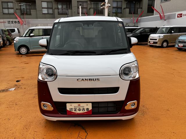 ムーヴキャンバスストライプスＧ　純正７インチナビ　ナビ連動前後ドラレコ保証　新車保証・まごころ保証　１年間・走行距離無制限付き（東京都）の中古車
