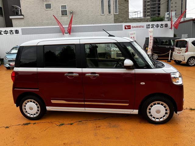 ムーヴキャンバスストライプスＧ　純正７インチナビ　ナビ連動前後ドラレコ保証　新車保証・まごころ保証　１年間・走行距離無制限付き（東京都）の中古車