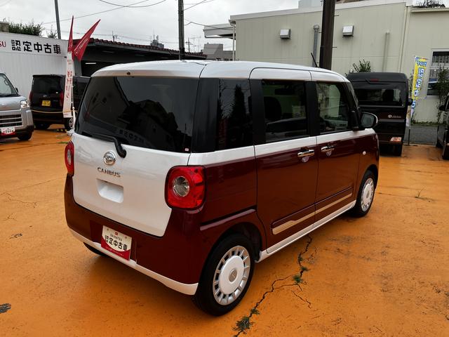 ムーヴキャンバスストライプスＧ　純正７インチナビ　ナビ連動前後ドラレコ保証　新車保証・まごころ保証　１年間・走行距離無制限付き（東京都）の中古車
