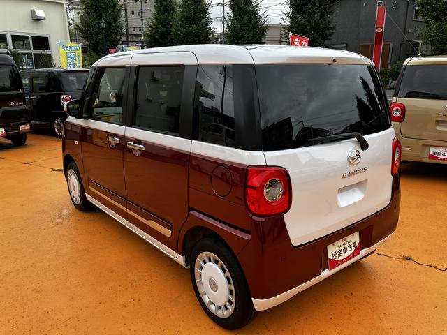 ムーヴキャンバスストライプスＧ　純正７インチナビ　ナビ連動前後ドラレコ保証　新車保証・まごころ保証　１年間・走行距離無制限付き（東京都）の中古車