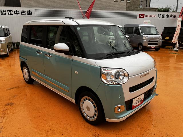 ムーヴキャンバスストライプスＧ　純正７インチナビ　ナビ連動前後ドラレコ保証　新車保証・まごころ保証　１年間・走行距離無制限付き（東京都）の中古車