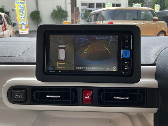 ムーヴキャンバスストライプスＧ　純正７インチナビ　前後ドラレコ　全周囲カメラ保証　新車保証・まごころ保証　１年間・走行距離無制限付き（東京都）の中古車