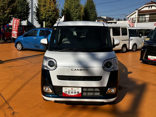 ムーヴキャンバスストライプスＧターボ保証　新車保証・まごころ保証　１年間・走行距離無制限付き（東京都）の中古車