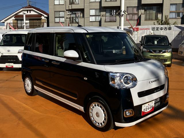 ムーヴキャンバスストライプスＧターボ保証　新車保証・まごころ保証　１年間・走行距離無制限付き（東京都）の中古車