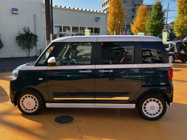 ムーヴキャンバスストライプスＧターボ保証　新車保証・まごころ保証　１年間・走行距離無制限付き（東京都）の中古車