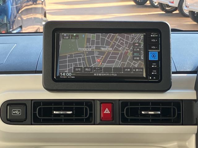 ムーヴキャンバスストライプスＧターボ　７インチナビ　パノラマカメラ　ＡＣＣ保証　新車保証・まごころ保証　１年間・走行距離無制限付き（東京都）の中古車