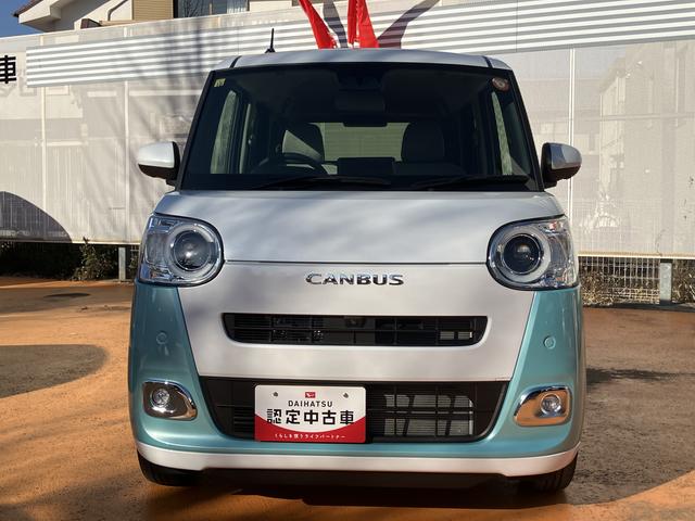 ムーヴキャンバスストライプスＧターボ　７インチナビ　パノラマカメラ　ＡＣＣ保証　新車保証・まごころ保証　１年間・走行距離無制限付き（東京都）の中古車