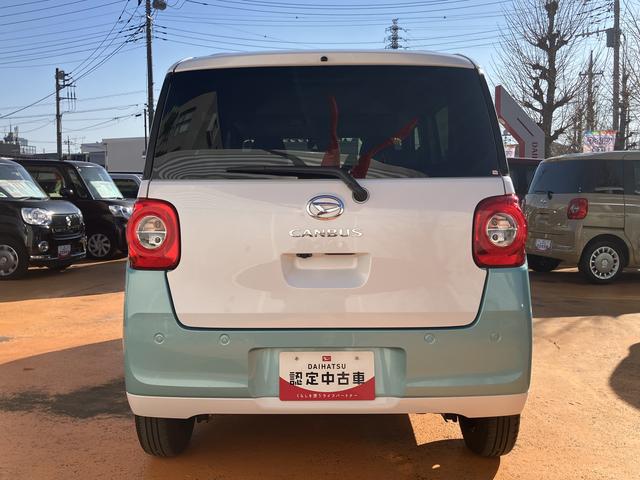 ムーヴキャンバスストライプスＧターボ　７インチナビ　パノラマカメラ　ＡＣＣ保証　新車保証・まごころ保証　１年間・走行距離無制限付き（東京都）の中古車