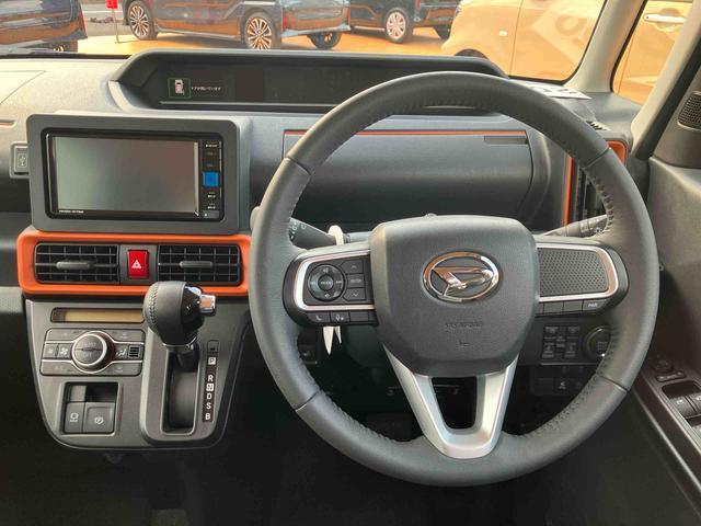 タントファンクロスターボ　７インチナビ　ナビ連動前後ドラレコＥＴＣ　バックカメラ　保証　新車保証・まごころ保証　１年間・走行距離無制限付き　純正７インチナビ　前後ドライブレコーダー　キーフリーシステム　両側電動スライドドア　ＬＥＤヘッドランプ（東京都）の中古車