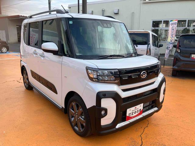 タントファンクロスターボ　７インチナビ　ナビ連動前後ドラレコＥＴＣ　バックカメラ　保証　新車保証・まごころ保証　１年間・走行距離無制限付き　純正７インチナビ　前後ドライブレコーダー　キーフリーシステム　両側電動スライドドア　ＬＥＤヘッドランプ（東京都）の中古車