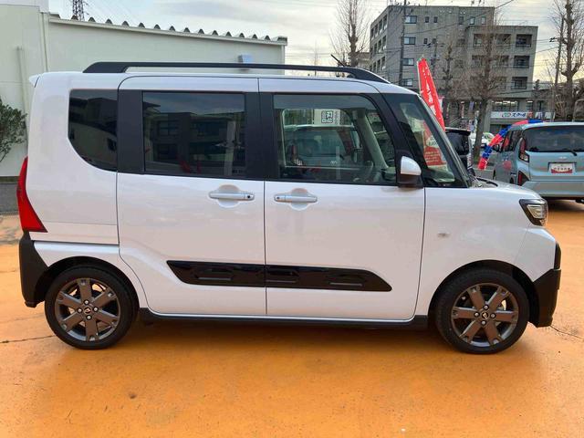 タントファンクロスターボ　７インチナビ　ナビ連動前後ドラレコＥＴＣ　バックカメラ　保証　新車保証・まごころ保証　１年間・走行距離無制限付き　純正７インチナビ　前後ドライブレコーダー　キーフリーシステム　両側電動スライドドア　ＬＥＤヘッドランプ（東京都）の中古車