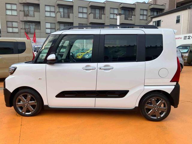 タントファンクロスターボ　７インチナビ　ナビ連動前後ドラレコＥＴＣ　バックカメラ　保証　新車保証・まごころ保証　１年間・走行距離無制限付き　純正７インチナビ　前後ドライブレコーダー　キーフリーシステム　両側電動スライドドア　ＬＥＤヘッドランプ（東京都）の中古車