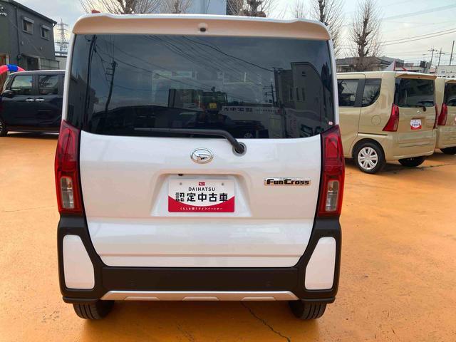 タントファンクロスターボ　７インチナビ　ナビ連動前後ドラレコＥＴＣ　バックカメラ　保証　新車保証・まごころ保証　１年間・走行距離無制限付き　純正７インチナビ　前後ドライブレコーダー　キーフリーシステム　両側電動スライドドア　ＬＥＤヘッドランプ（東京都）の中古車