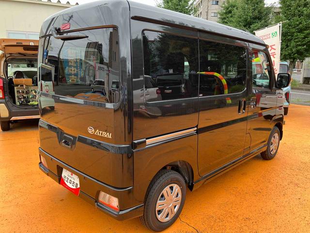 アトレーＲＳ　届け出済み未使用車保証　新車保証・まごころ保証　１年間・走行距離無制限付き・オーディオレス車・両ドア電動スライドドア・ＬＥＤヘッドライト装備（東京都）の中古車
